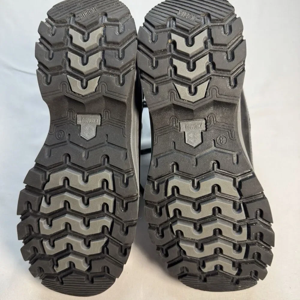 Khombu K Guard Men’s Waterproof Leather Hiking Boots Size 8 Black Casual Active